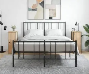 vidaXL Noptiere, 2 buc., stejar sonoma, 32x42x80 cm, lemn compozit