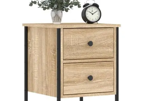 Noptieră, stejar sonoma, 40x42x50 cm, lemn compozit - 3/5