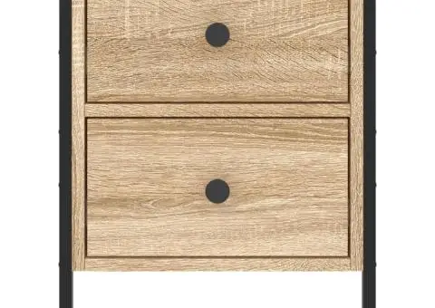 Noptieră, stejar sonoma, 40x42x50 cm, lemn compozit - 5/5