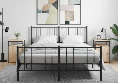 Noptiere, 2 buc., stejar sonoma, 40x42x60 cm, lemn prelucrat - 1/5