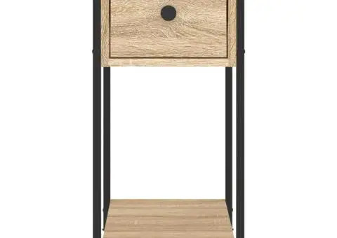 Noptieră, stejar sonoma, 30x60x60 cm, lemn prelucrat - 5/5