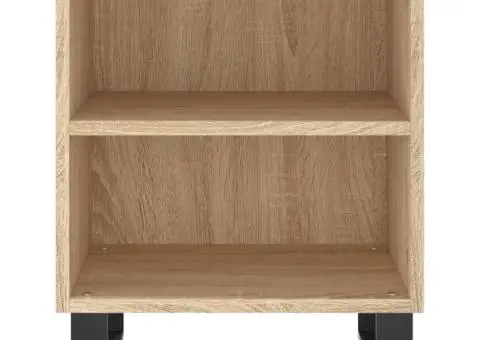 Noptiere, 2 buc., stejar sonoma, 40x30x50 cm, lemn compozit - 5/5