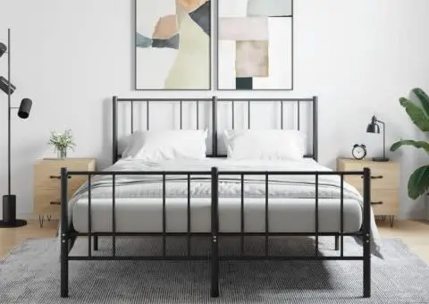 Noptiere, 2 buc., stejar sonoma, 40x35x47,5 cm, lemn compozit - 1/5