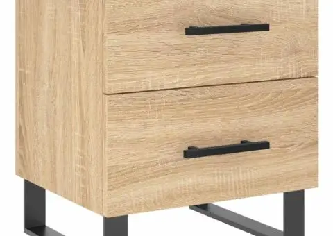 Noptieră, stejar sonoma, 40x35x47,5 cm, lemn compozit - 2/5