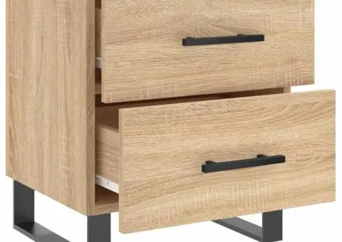 Noptieră, stejar sonoma, 40x35x47,5 cm, lemn compozit - 5/5