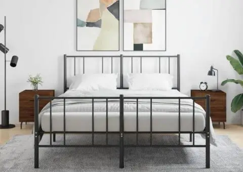 Noptiere, 2 buc., stejar maro, 40x35x47,5 cm, lemn compozit - 1/5