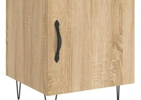 Noptieră, stejar sonoma, 40x40x50 cm, lemn compozit - 2/5