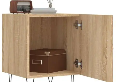 Noptieră, stejar sonoma, 40x40x50 cm, lemn compozit - 3/5