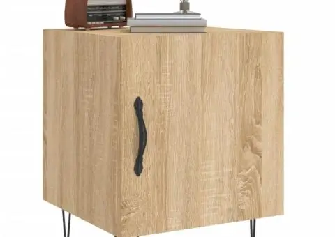 Noptieră, stejar sonoma, 40x40x50 cm, lemn compozit - 4/5