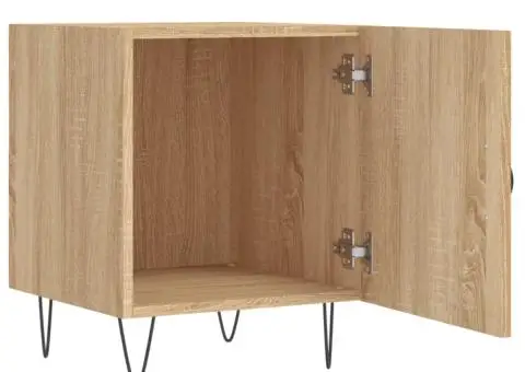 Noptieră, stejar sonoma, 40x40x50 cm, lemn compozit - 5/5