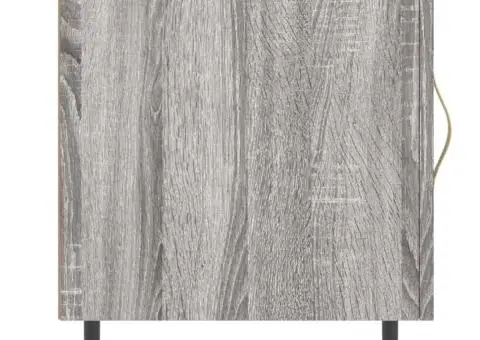 Noptieră, gri sonoma, 40x40x50 cm, lemn compozit - 5/5