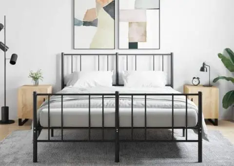 Noptiere, 2 buc., stejar sonoma, 40x40x50 cm, lemn compozit - 1/5