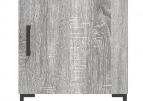 Noptiere, 2 buc., gri sonoma, 40x40x50 cm, lemn compozit - 4/5