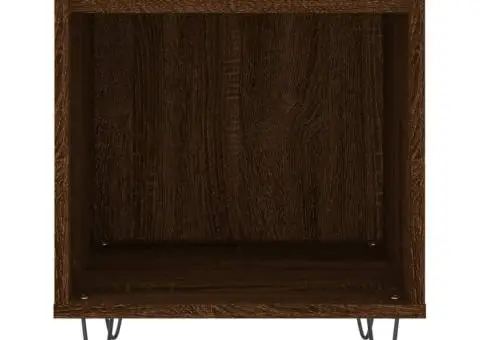 Noptieră, stejar maro, 40x35x50 cm, lemn compozit - 4/5