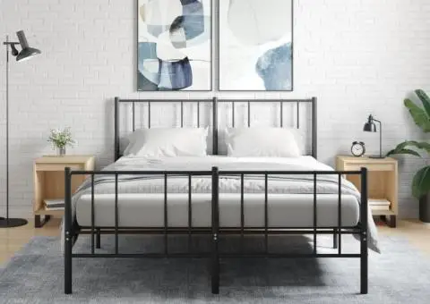 Noptiere, 2 buc., stejar sonoma, 40x35x50 cm, lemn compozit - 1/5