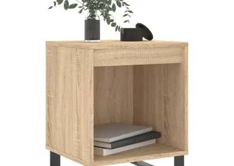 Noptiere, 2 buc., stejar sonoma, 40x35x50 cm, lemn compozit - 3/5