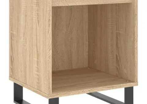 Noptiere, 2 buc., stejar sonoma, 40x35x50 cm, lemn compozit - 4/5