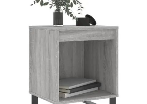 Noptiere, 2 buc., gri sonoma, 40x35x50 cm, lemn compozit - 3/5