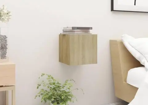 Noptiere, stejar Sonoma, 30,5x30x30cm, lemn prelucrat - 1/5