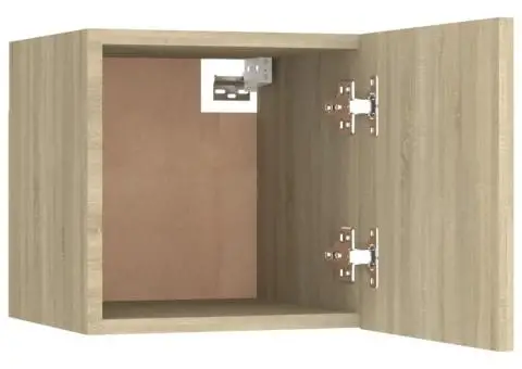 Noptiere, stejar Sonoma, 30,5x30x30cm, lemn prelucrat - 4/5