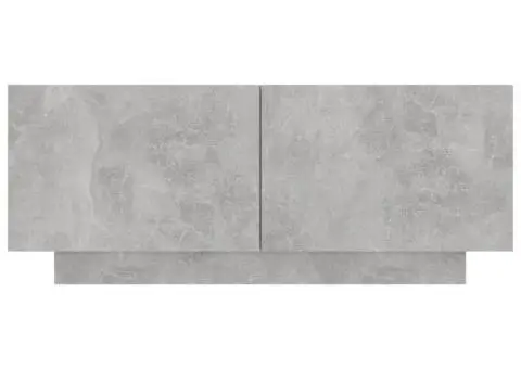Noptieră, gri beton, 100x35x40 cm, lemn prelucrat - 5/5