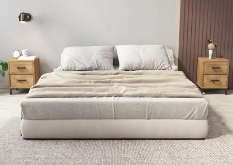 Noptiere, 2 buc., 36x30x45 cm, lemn masiv de pin - 1/5