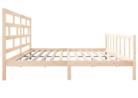 Cadru de pat Super King, 180x200 cm, lemn masiv de pin - 5/5