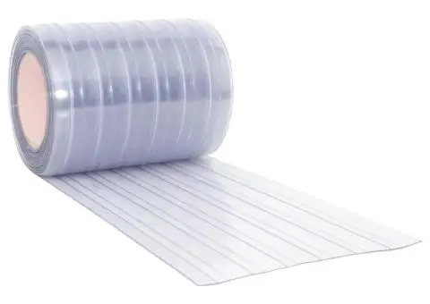Perdea pentru ușă, transparent, 300 mmx2,6 mm 10 m, PVC - 4/5