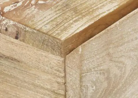 Masă noptieră, 40x30x50 cm, lemn masiv de mango - 5/5