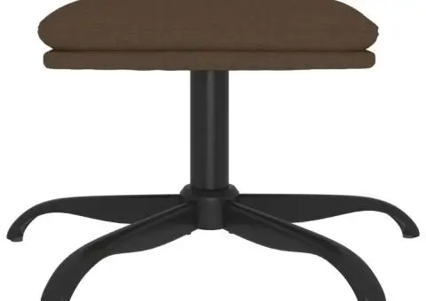 Taburet, maro, 60x60x36 cm, material textil - 3/5