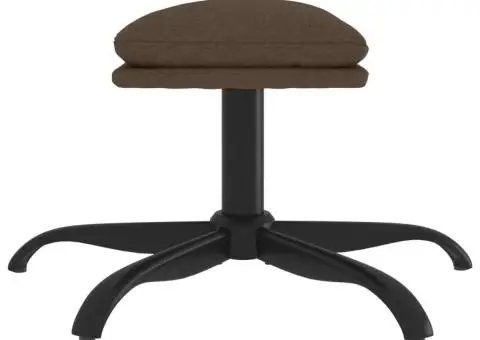 Taburet, maro, 60x60x36 cm, material textil - 4/5