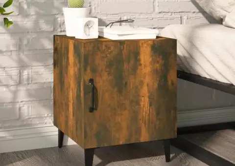 Noptieră, stejar fumuriu, lemn prelucrat - 1/5