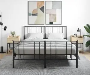 vidaXL Noptiere, 2 buc., stejar sonoma, 40,5x31x60 cm, lemn compozit