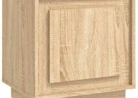 Noptieră, stejar sonoma, 44x35x45 cm, lemn prelucrat - 2/5