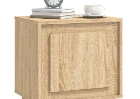 Noptieră, stejar sonoma, 44x35x45 cm, lemn prelucrat - 4/5