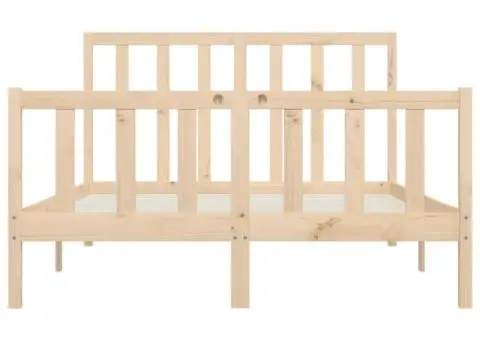 Cadru de pat, 120x200 cm, lemn masiv - 5/5