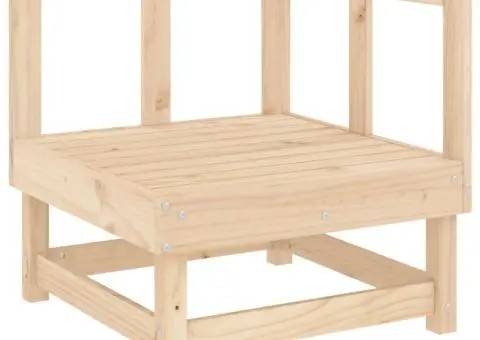 Set mobilier de grădină, 7 piese, lemn masiv de pin - 3/5