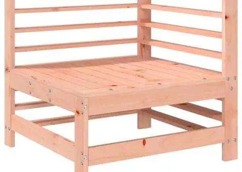 Set mobilier relaxare grădină, 6 piese, lemn masiv Douglas - 3/5