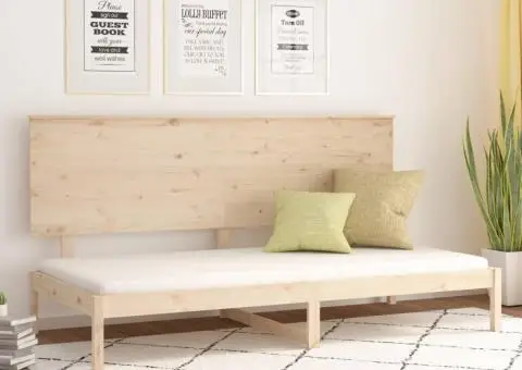 Pat de zi fără saltea, 80x200 cm, lemn masiv pin - 1/5