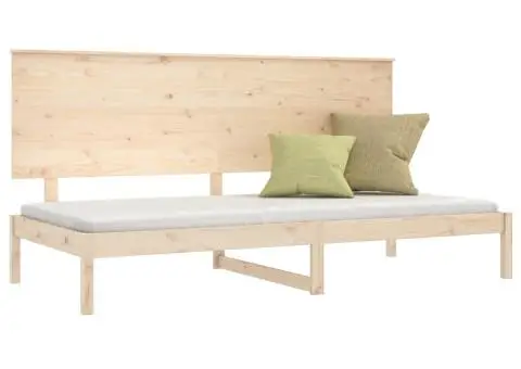 Pat de zi fără saltea, 80x200 cm, lemn masiv pin - 3/5