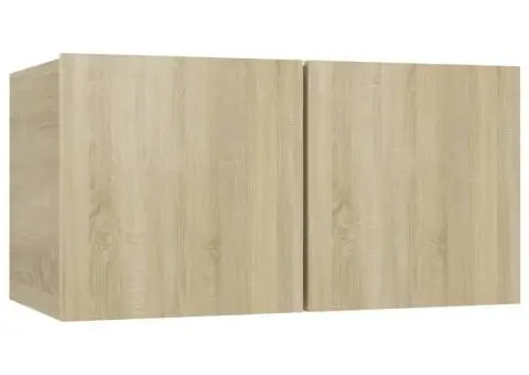 Set dulap TV, 5 piese, stejar sonoma, lemn prelucrat - 5/5