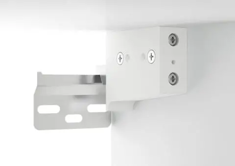 Set dulap TV, 4 piese, alb, lemn prelucrat - 5/5