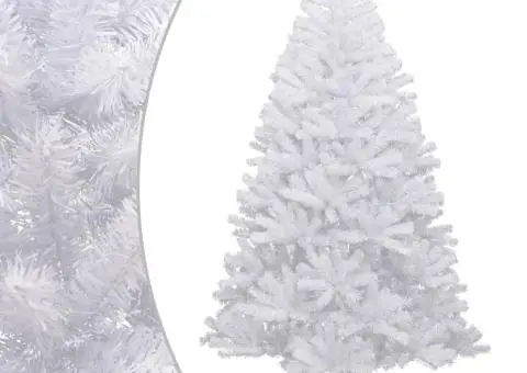 Brad de Crăciun artificial cu balamale și zăpadă pufoasă 210 cm - 1/5