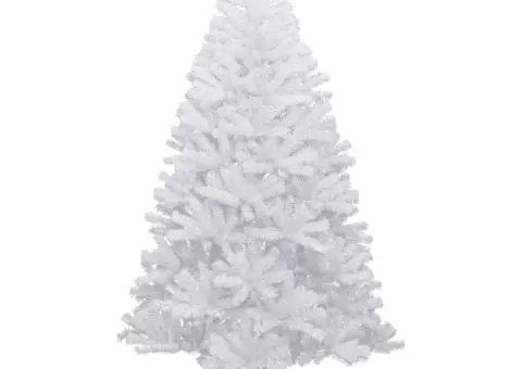 Brad de Crăciun artificial cu balamale și zăpadă pufoasă 210 cm - 2/5