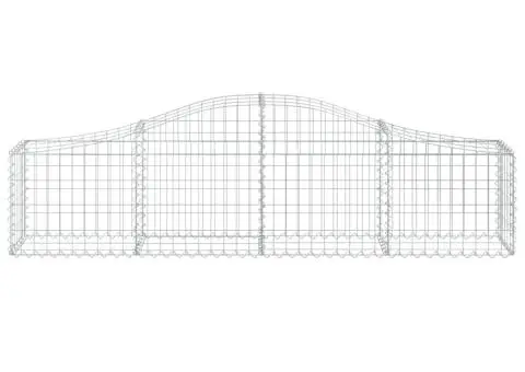 Coșuri gabion arcuite 5 buc, 200x30x40/60 cm, fier galvanizat - 4/5