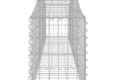 Coșuri gabion arcuite 7 buc, 200x30x40/60 cm, fier galvanizat - 5/5