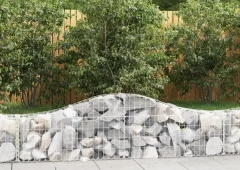 Coșuri gabion arcuite 14 buc, 200x30x40/60 cm, fier galvanizat - 1/5