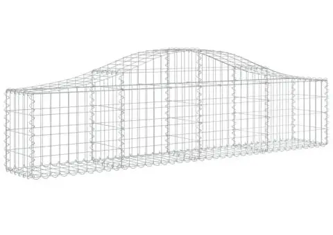 Coșuri gabion arcuite 14 buc, 200x30x40/60 cm, fier galvanizat - 3/5