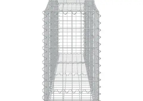 Coșuri gabion arcuite 5 buc, 200x30x60/80 cm, fier galvanizat - 5/5
