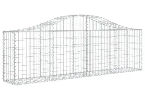 Coșuri gabion arcuite 12 buc, 200x30x60/80 cm, fier galvanizat - 3/5